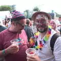 Noddy and a geezer with face paint, Beatyard Festival, Dún Laoghaire, County Dublin, Ireland - 5th August 2018