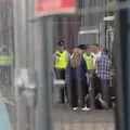 The gardai bring down some drug dealer or something, Beatyard Festival, Dún Laoghaire, County Dublin, Ireland - 5th August 2018