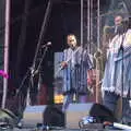 Kamasi Washington does his saxophone thing, Beatyard Festival, Dún Laoghaire, County Dublin, Ireland - 5th August 2018