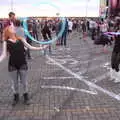 A couple of lit-up hula hoopers, Beatyard Festival, Dún Laoghaire, County Dublin, Ireland - 5th August 2018