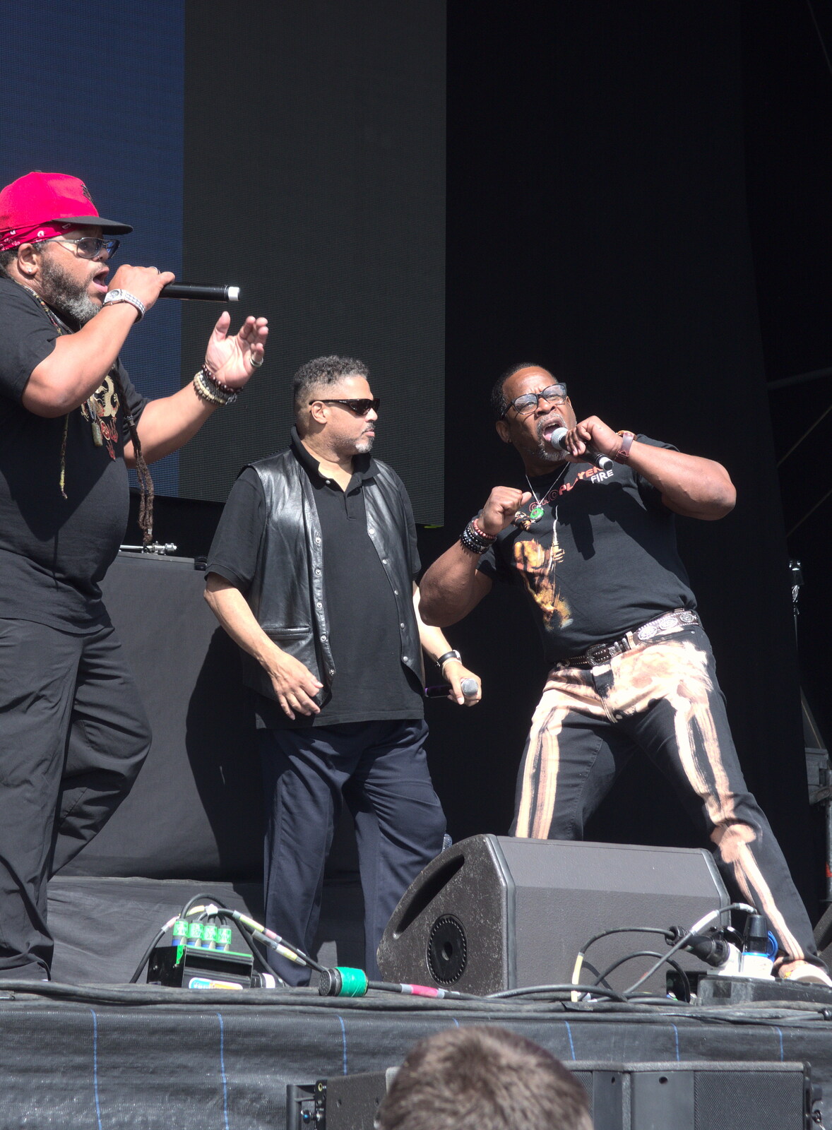 The awesome Sugar Hill Gang from Beatyard Festival, Dún Laoghaire, County Dublin, Ireland - 5th August 2018