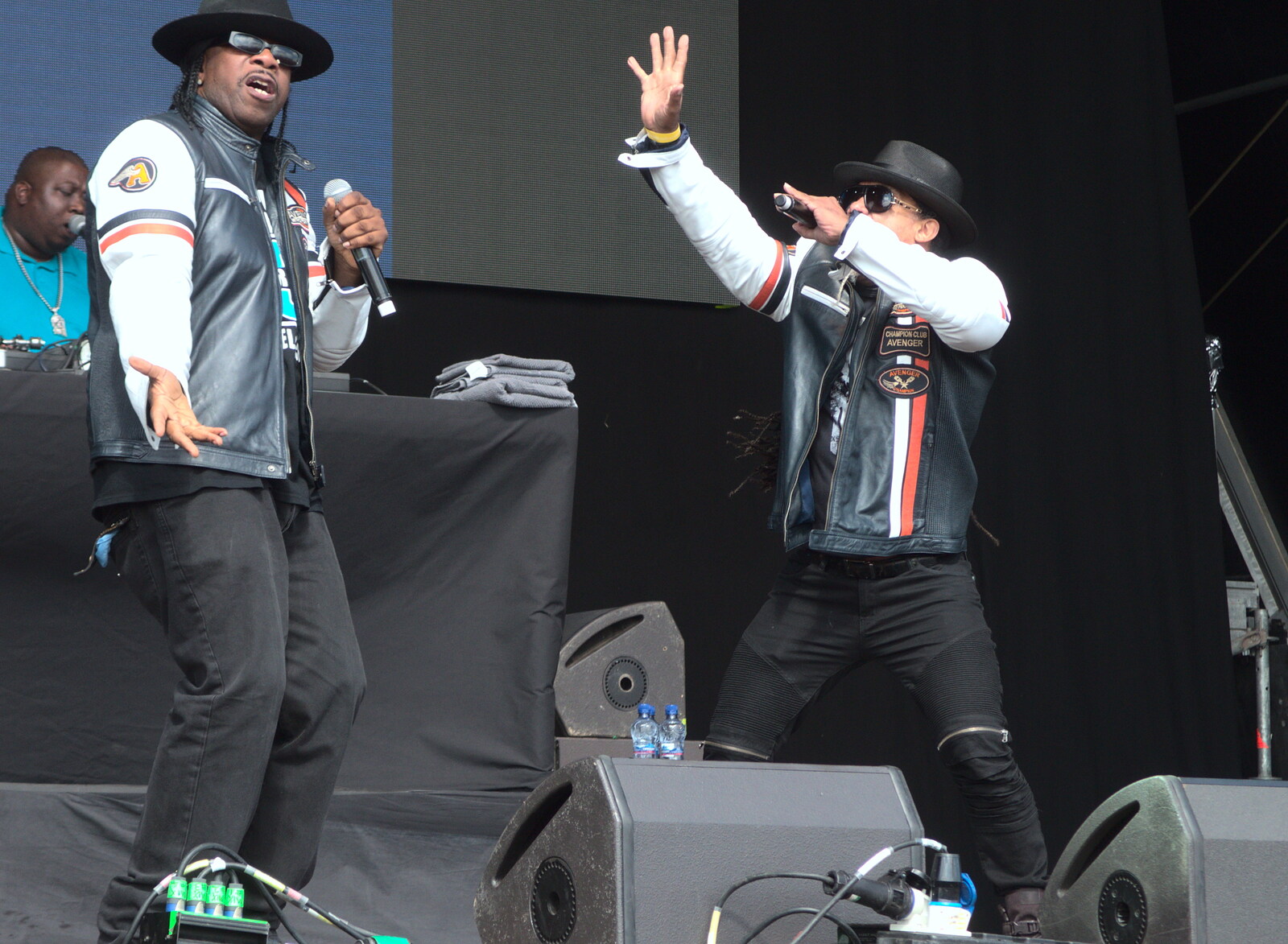 Mele Mel and Scorpio from the Furious Five from Beatyard Festival, Dún Laoghaire, County Dublin, Ireland - 5th August 2018