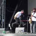 The keyboard player has still got the moves, Beatyard Festival, Dún Laoghaire, County Dublin, Ireland - 5th August 2018