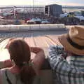 Isobel and Wayne look out over Beatyard, Beatyard Festival, Dún Laoghaire, County Dublin, Ireland - 5th August 2018