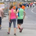 Isobel and Jamie wander around, The Dún Laoghaire 10k Run, County Dublin, Ireland - 6th August 2018