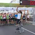 The clock is set to zero, The Dún Laoghaire 10k Run, County Dublin, Ireland - 6th August 2018