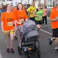 Push-chair racers follow up, The Dún Laoghaire 10k Run, County Dublin, Ireland - 6th August 2018