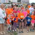 The mayor is on hand to start the 1.5k family run, The Dún Laoghaire 10k Run, County Dublin, Ireland - 6th August 2018