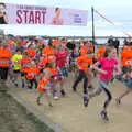 The family run run explodes out of the start, The Dún Laoghaire 10k Run, County Dublin, Ireland - 6th August 2018