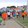 Stragglers follow up on the rear, The Dún Laoghaire 10k Run, County Dublin, Ireland - 6th August 2018