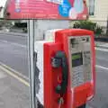 A wrecked phone box, The Dún Laoghaire 10k Run, County Dublin, Ireland - 6th August 2018