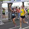 The jubilation of finishing, The Dún Laoghaire 10k Run, County Dublin, Ireland - 6th August 2018