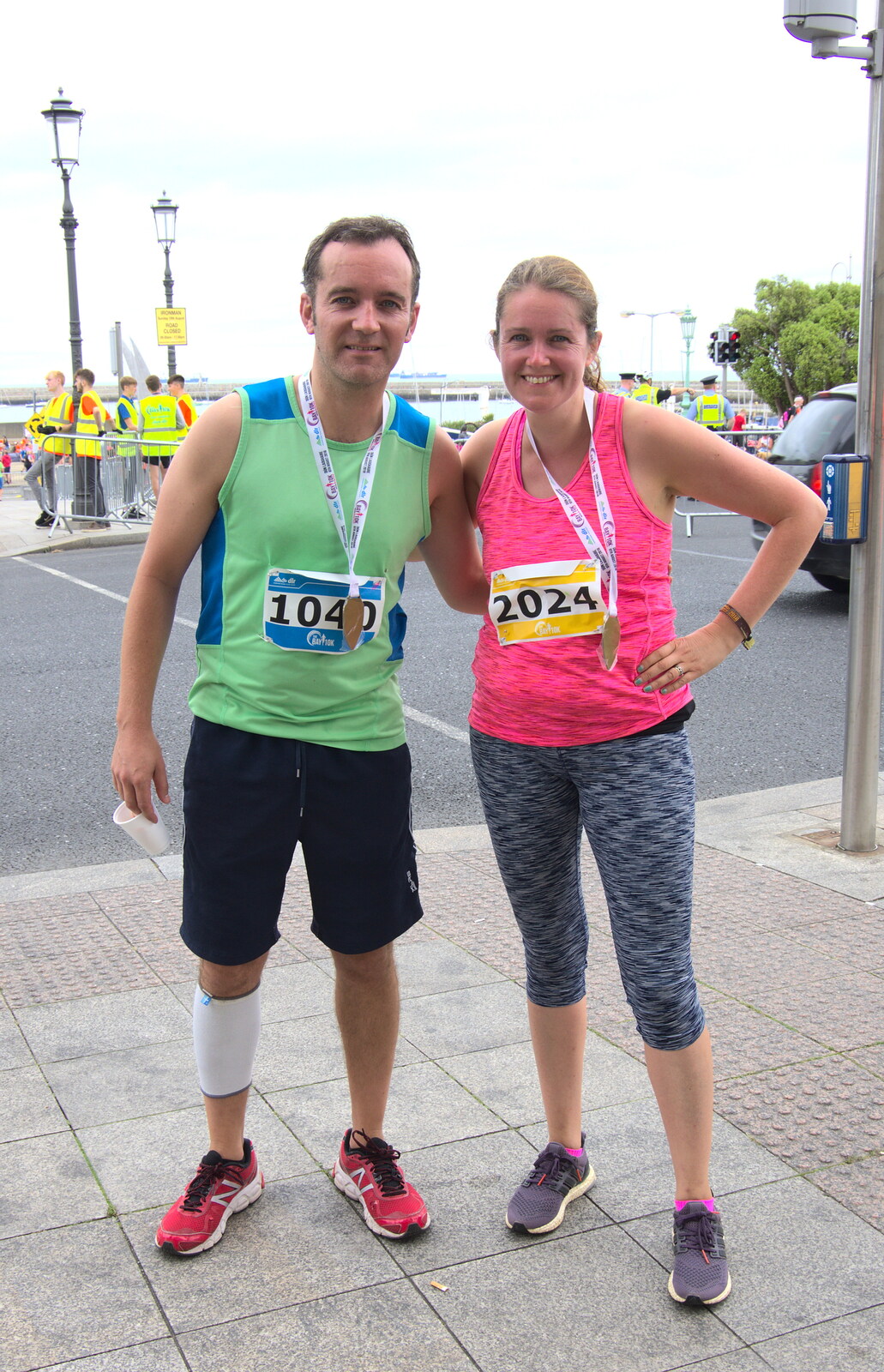 James and Isobel from The Dún Laoghaire 10k Run, County Dublin, Ireland - 6th August 2018