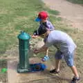 There's a water fountain in the nearby park, A Trip to Carcassonne, Aude, France - 8th August 2018