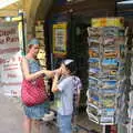 We stop off at a newsagents for a cold drink on our first trip to the Cité, A Trip to Carcassonne, Aude, France - 8th August 2018