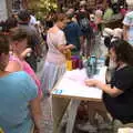 Someone's doing some outdoor embroidery, A Trip to Carcassonne, Aude, France - 8th August 2018