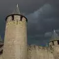 Darkness over the Chateau Comtal, A Trip to Carcassonne, Aude, France - 8th August 2018