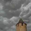 End-of-the-world clouds gather over the Château , A Trip to Carcassonne, Aude, France - 8th August 2018