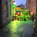 Green-lit cobbles, A Trip to Carcassonne, Aude, France - 8th August 2018