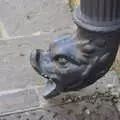 Interesting fish-head drain spout, A Trip to Carcassonne, Aude, France - 8th August 2018