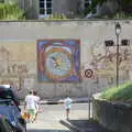 Nice wall murals on the Rue Trivalle, A Trip to Carcassonne, Aude, France - 8th August 2018