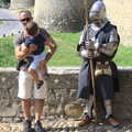 A knight in shining armour, A Trip to Carcassonne, Aude, France - 8th August 2018