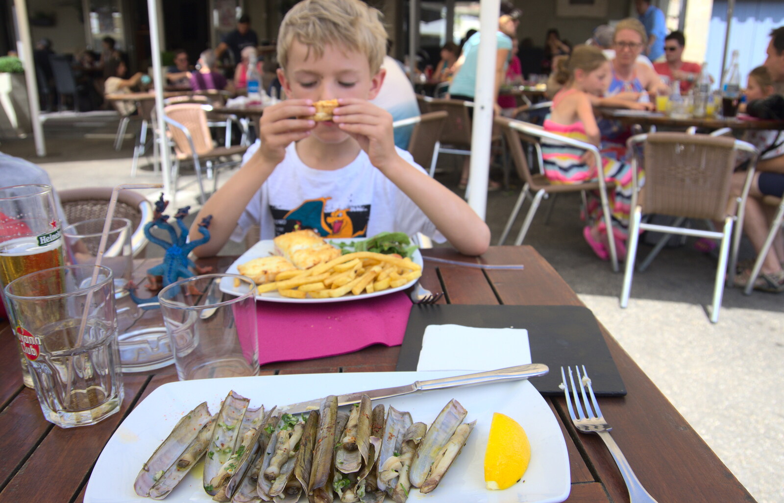 Nosher's dish-of-the-week is razor clams from A Trip to Carcassonne, Aude, France - 8th August 2018