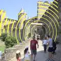 Another view of the circles, A Trip to Carcassonne, Aude, France - 8th August 2018