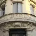 Nice stonework on the Societe Generale's office, A Trip to Carcassonne, Aude, France - 8th August 2018