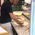 Pizza is rolled out, A Trip to Carcassonne, Aude, France - 8th August 2018