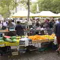 The markets of Carcassonne, in Place Carnot, Abbaye Sainte-Marie de Lagrasse and The Lac de la Cavayère, Aude, France - 10th August