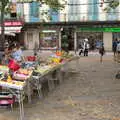 More fruit stalls, and the ever-present pharmacie, Abbaye Sainte-Marie de Lagrasse and The Lac de la Cavayère, Aude, France - 10th August