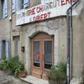 Quaintly-decaying shop sign, Abbaye Sainte-Marie de Lagrasse and The Lac de la Cavayère, Aude, France - 10th August