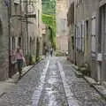 A cobbled back street, Abbaye Sainte-Marie de Lagrasse and The Lac de la Cavayère, Aude, France - 10th August