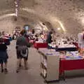 There's some sort of radical book sale going on, Abbaye Sainte-Marie de Lagrasse and The Lac de la Cavayère, Aude, France - 10th August