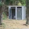 An inconvenient public convenience, Abbaye Sainte-Marie de Lagrasse and The Lac de la Cavayère, Aude, France - 10th August