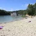 We arrive early when the beach isn't yet too busy, Abbaye Sainte-Marie de Lagrasse and The Lac de la Cavayère, Aude, France - 10th August