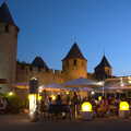 The château Comtal and the restaurant Le St. Jean, Abbaye Sainte-Marie de Lagrasse and The Lac de la Cavayère, Aude, France - 10th August
