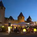 The château Comtal and the restaurant Le St. Jean, Abbaye Sainte-Marie de Lagrasse and The Lac de la Cavayère, Aude, France - 10th August