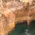 The green pool, which stays at 8°C all year round, Le Gouffre Géant and Grotte de Limousis, Petanque and a Lightning Storm, Languedoc, France - 12th August 2018