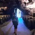 Fred leaves the cave, Le Gouffre Géant and Grotte de Limousis, Petanque and a Lightning Storm, Languedoc, France - 12th August 2018