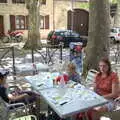 Another café lunch, Le Gouffre Géant and Grotte de Limousis, Petanque and a Lightning Storm, Languedoc, France - 12th August 2018