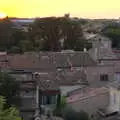 The sun sets over Carcassonne, Le Gouffre Géant and Grotte de Limousis, Petanque and a Lightning Storm, Languedoc, France - 12th August 2018