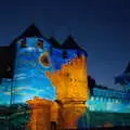 A map of France in lights, Le Gouffre Géant and Grotte de Limousis, Petanque and a Lightning Storm, Languedoc, France - 12th August 2018