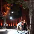 More dancing in the Château, Le Gouffre Géant and Grotte de Limousis, Petanque and a Lightning Storm, Languedoc, France - 12th August 2018