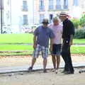 Boules in the Bastide of Carcassonne, Le Gouffre Géant and Grotte de Limousis, Petanque and a Lightning Storm, Languedoc, France - 12th August 2018