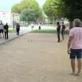 The next shot is considered, Le Gouffre Géant and Grotte de Limousis, Petanque and a Lightning Storm, Languedoc, France - 12th August 2018