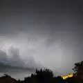 Some in-cloud lightning over Carcassonne, Le Gouffre Géant and Grotte de Limousis, Petanque and a Lightning Storm, Languedoc, France - 12th August 2018