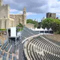 The big amphitheatre near the Eglise Saint Nazaire, The Château Comtal, Lastours and the Journey Home, Carcassonne, Aude, France - 14th August 2018