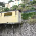 A bus shelter on a cliff, The Château Comtal, Lastours and the Journey Home, Carcassonne, Aude, France - 14th August 2018